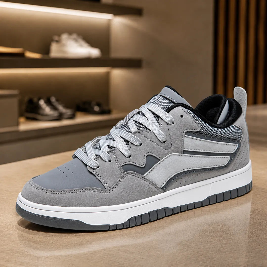 Refined Layered Court Sneakers