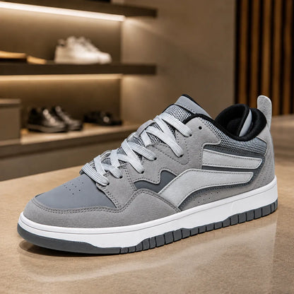 Refined Layered Court Sneakers