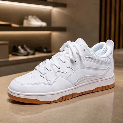 Refined Layered Court Sneakers