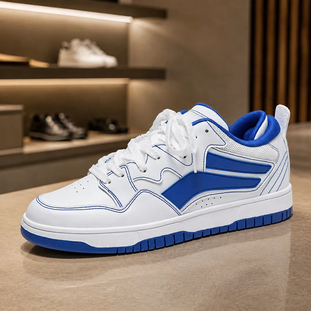 Refined Layered Court Sneakers