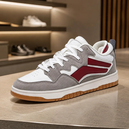 Refined Layered Court Sneakers