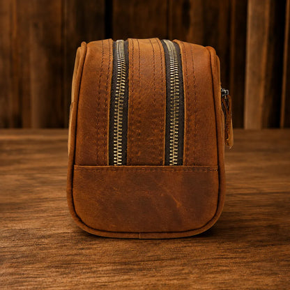 Refined Leather Clutch Bag