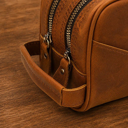 Refined Leather Clutch Bag