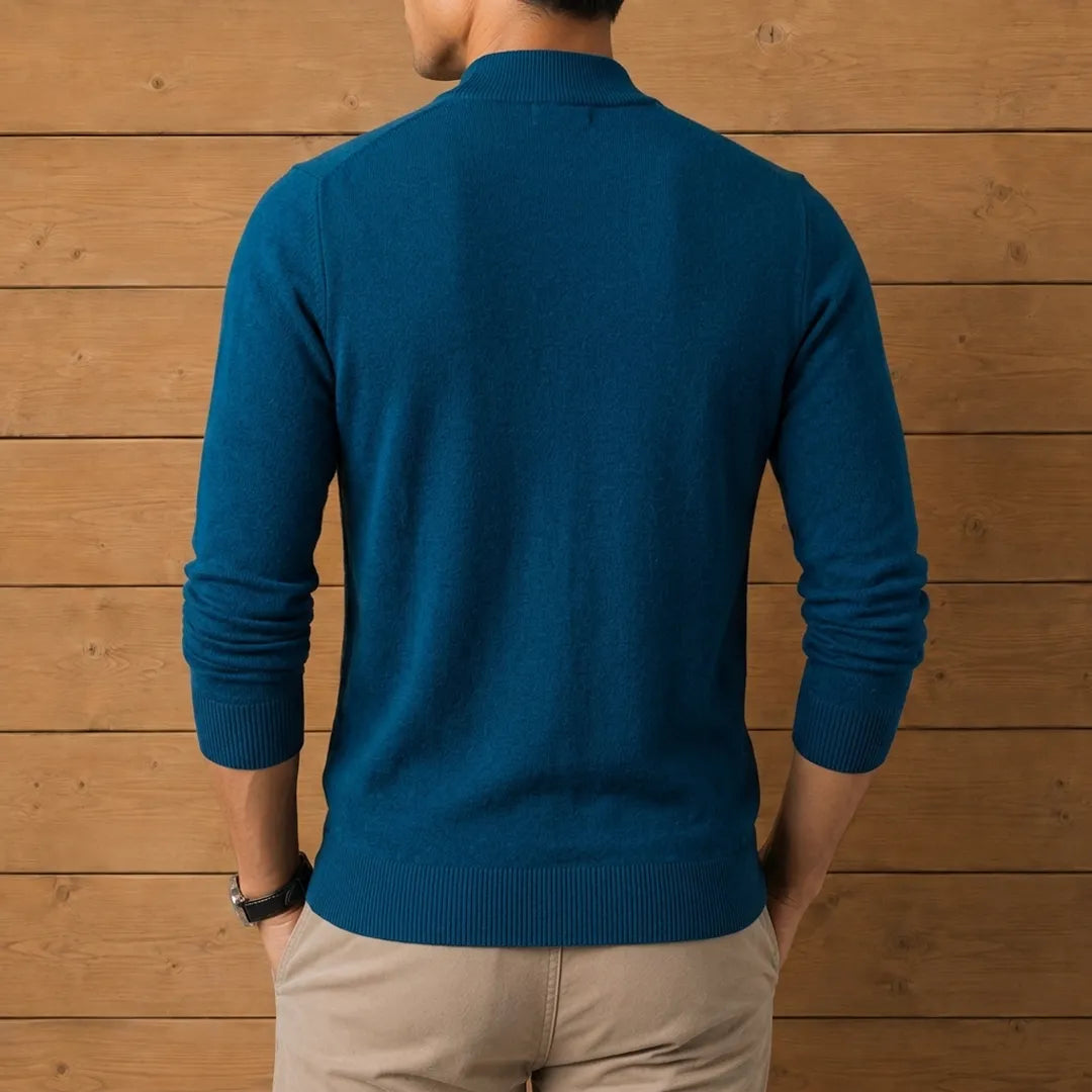 Refined Mock Neck Sweater