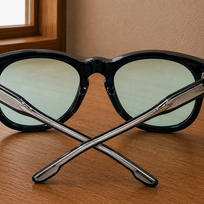 Refined Round Frame Sunglasses