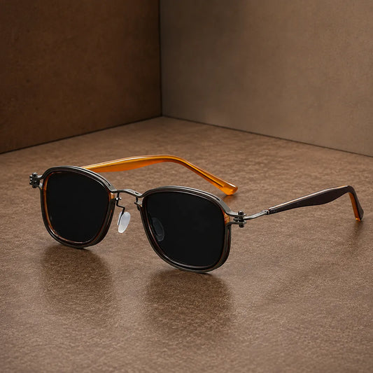 Refined Square Frame Sunglasses