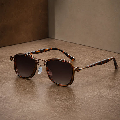 Refined Square Frame Sunglasses