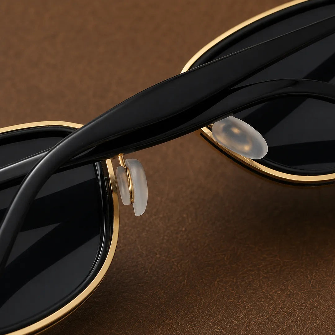 Refined Square Frame Sunglasses