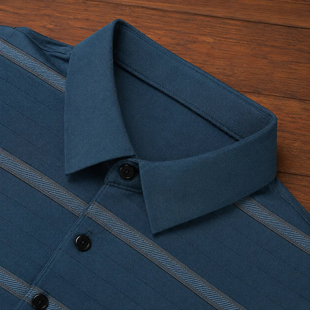 Refined Striped Polo Shirt