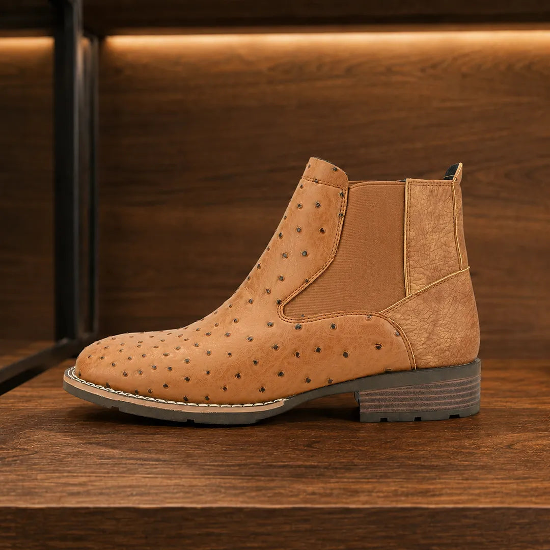 Refined Studded Chelsea Boots