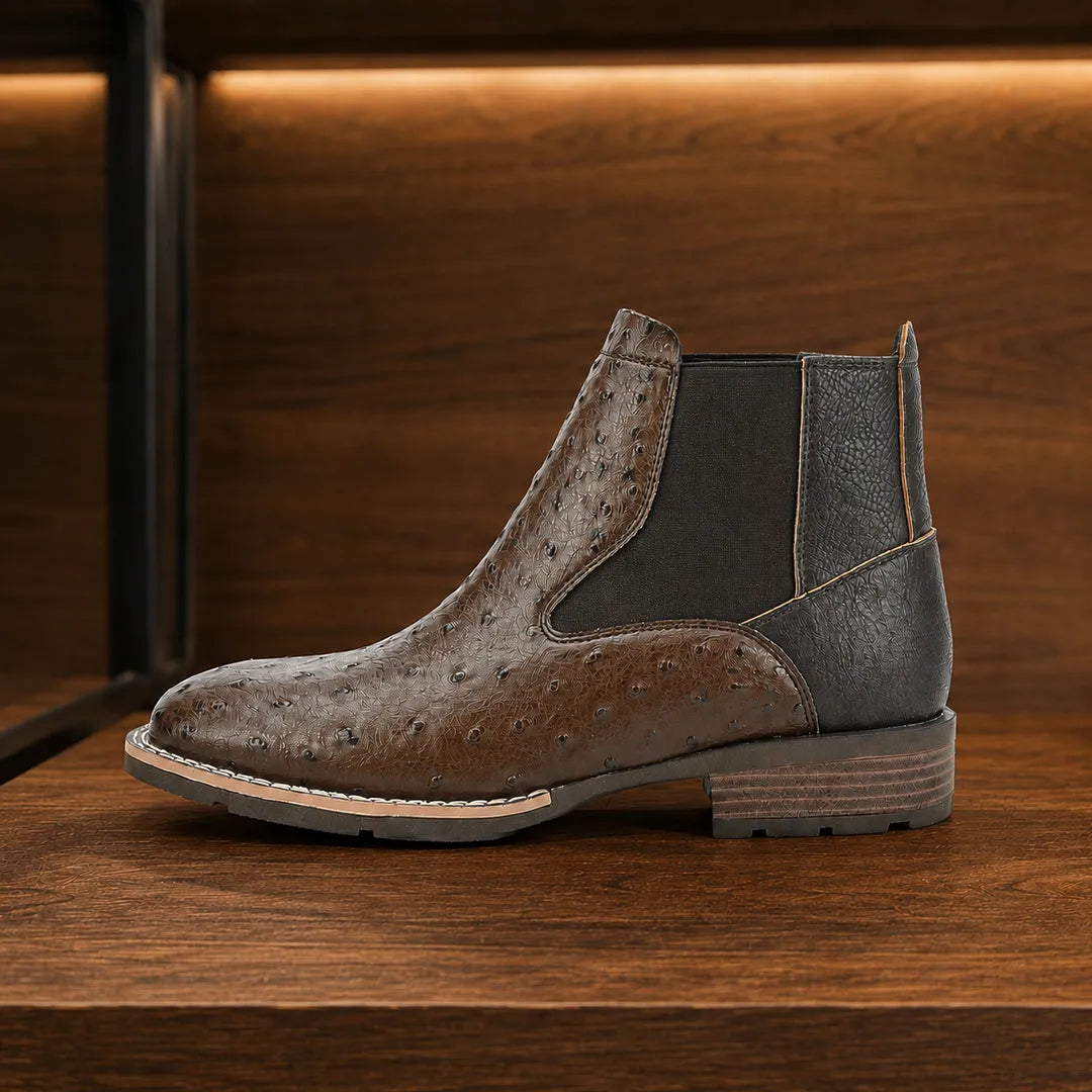 Refined Studded Chelsea Boots
