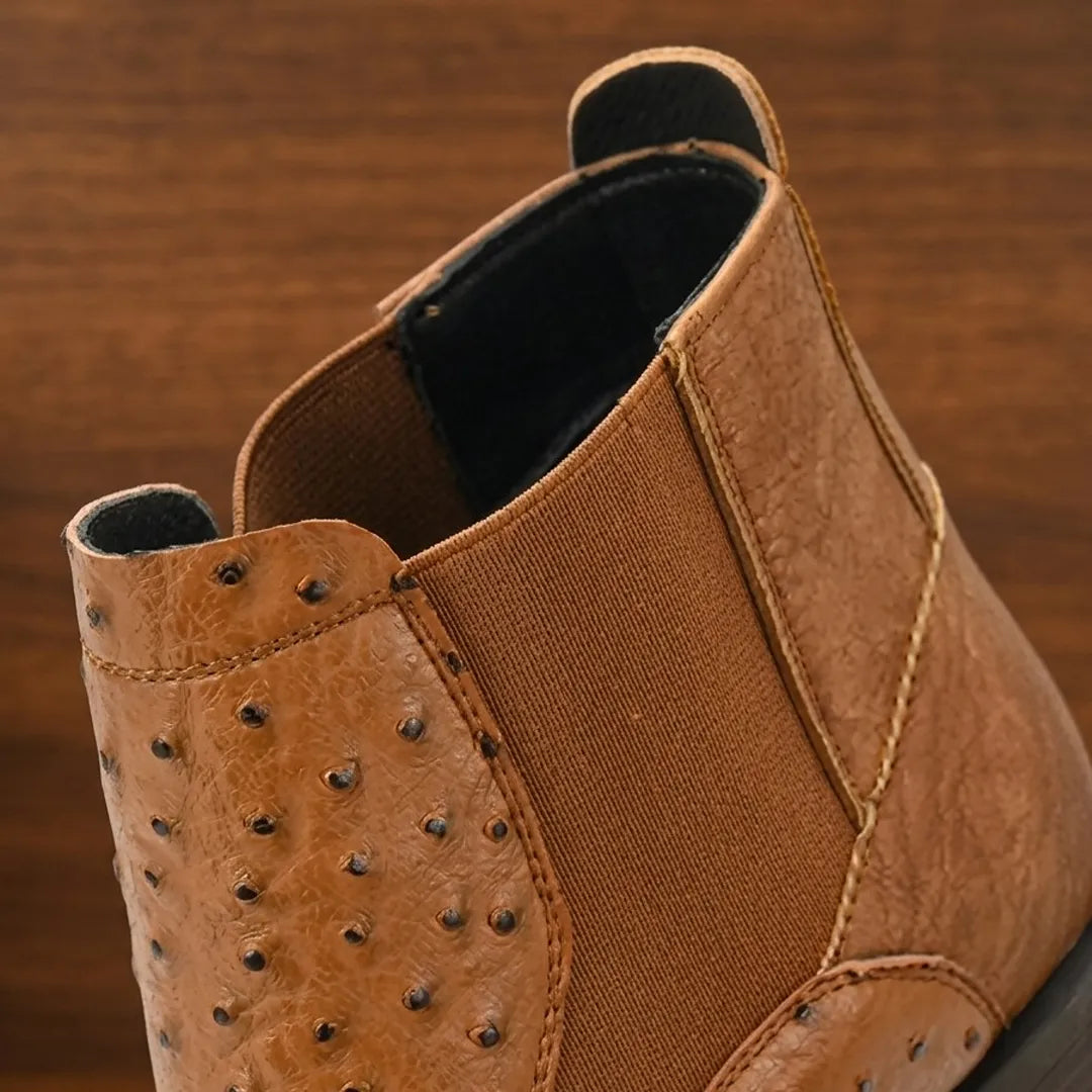 Refined Studded Chelsea Boots