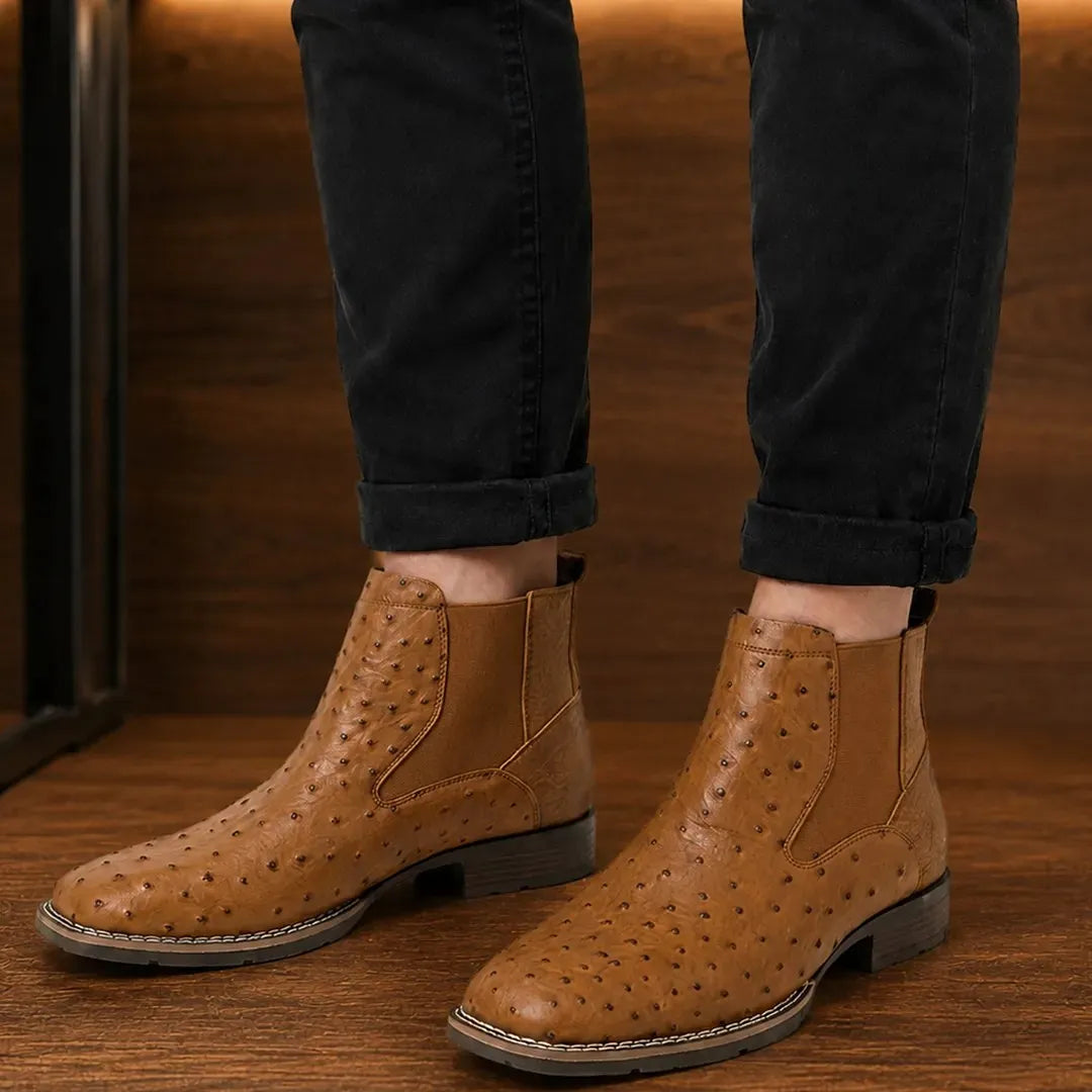Refined Studded Chelsea Boots