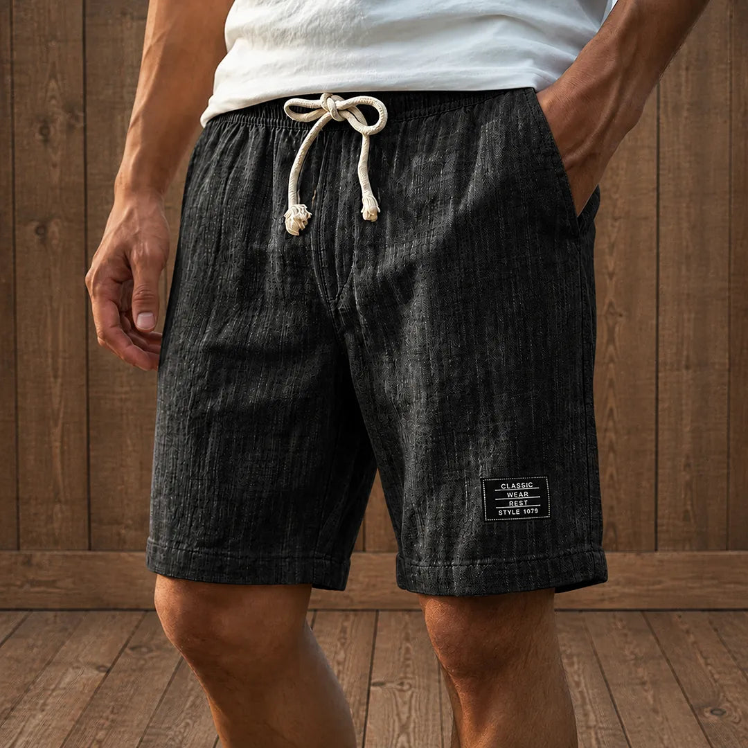 Refined Textured Comfort Shorts