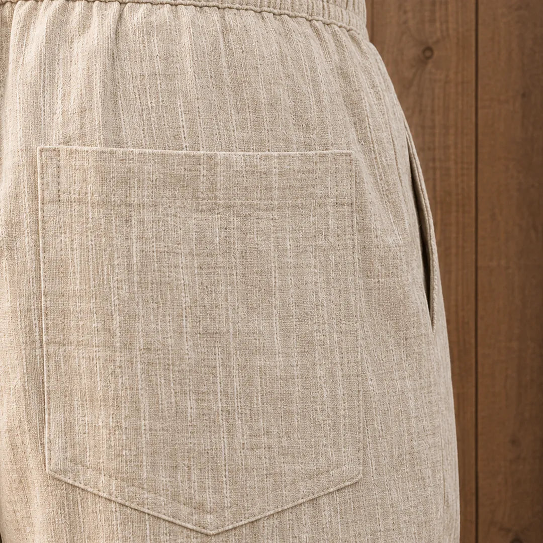 Refined Textured Comfort Shorts