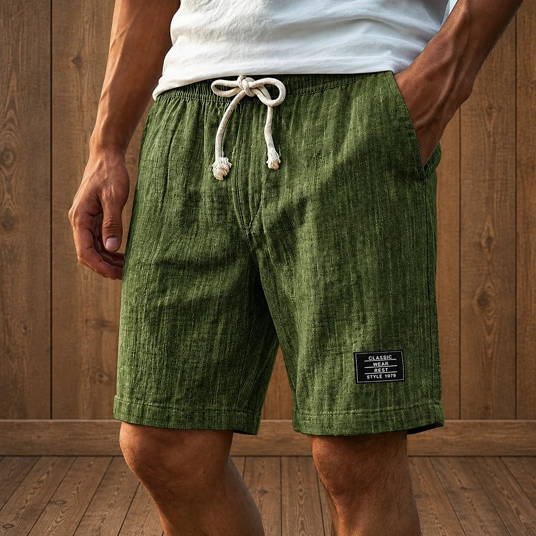 Refined Textured Comfort Shorts