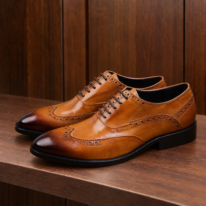 Refined Wingtip Oxford Shoes