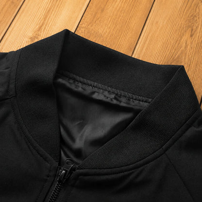 Refined Zip Bomber Jacket