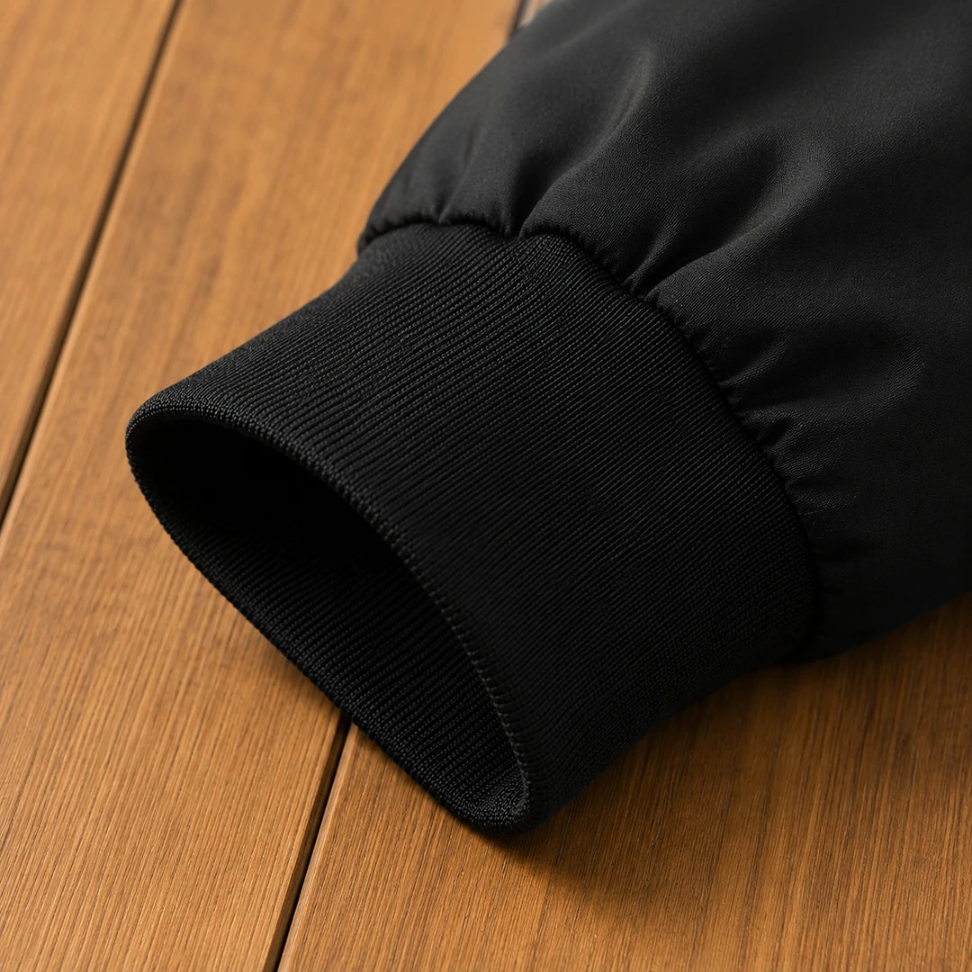Refined Zip Bomber Jacket