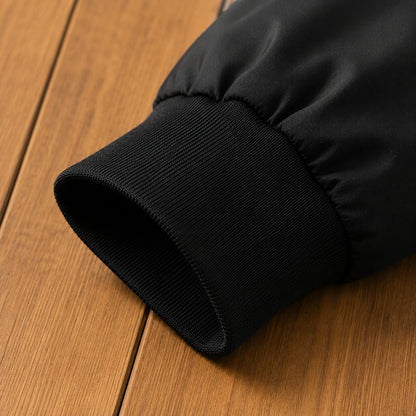 Refined Zip Bomber Jacket