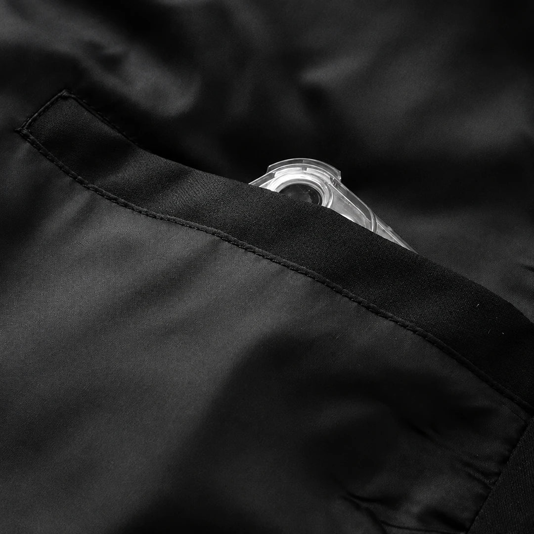 Refined Zip Bomber Jacket
