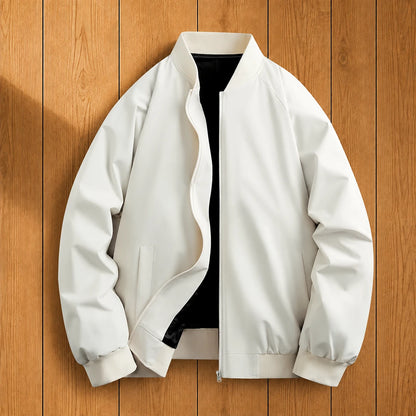 Refined Zip Bomber Jacket