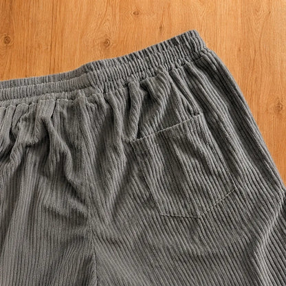 Relaxed Textured Casual Pants