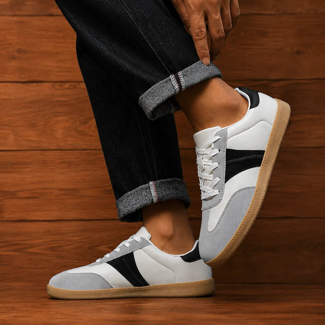 Retro Panel Low-Top Sneakers