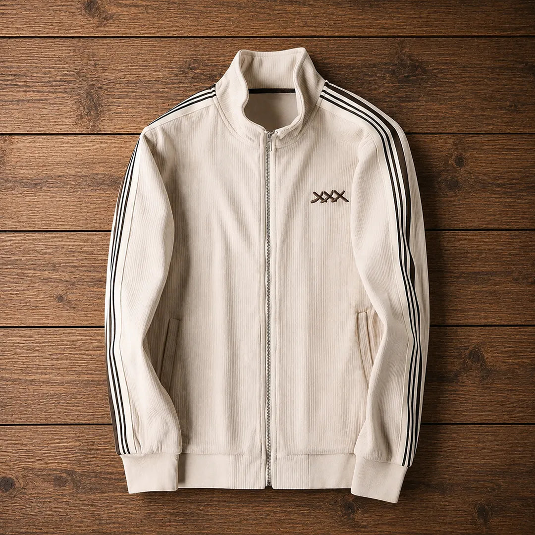 Ribbed Zip Tracksuit Set