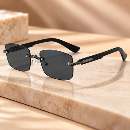 Rimless Square Sunglasses