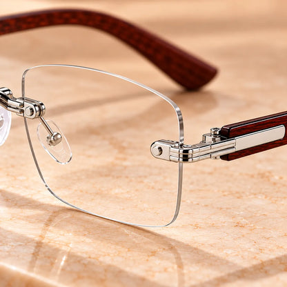 Rimless Square Sunglasses