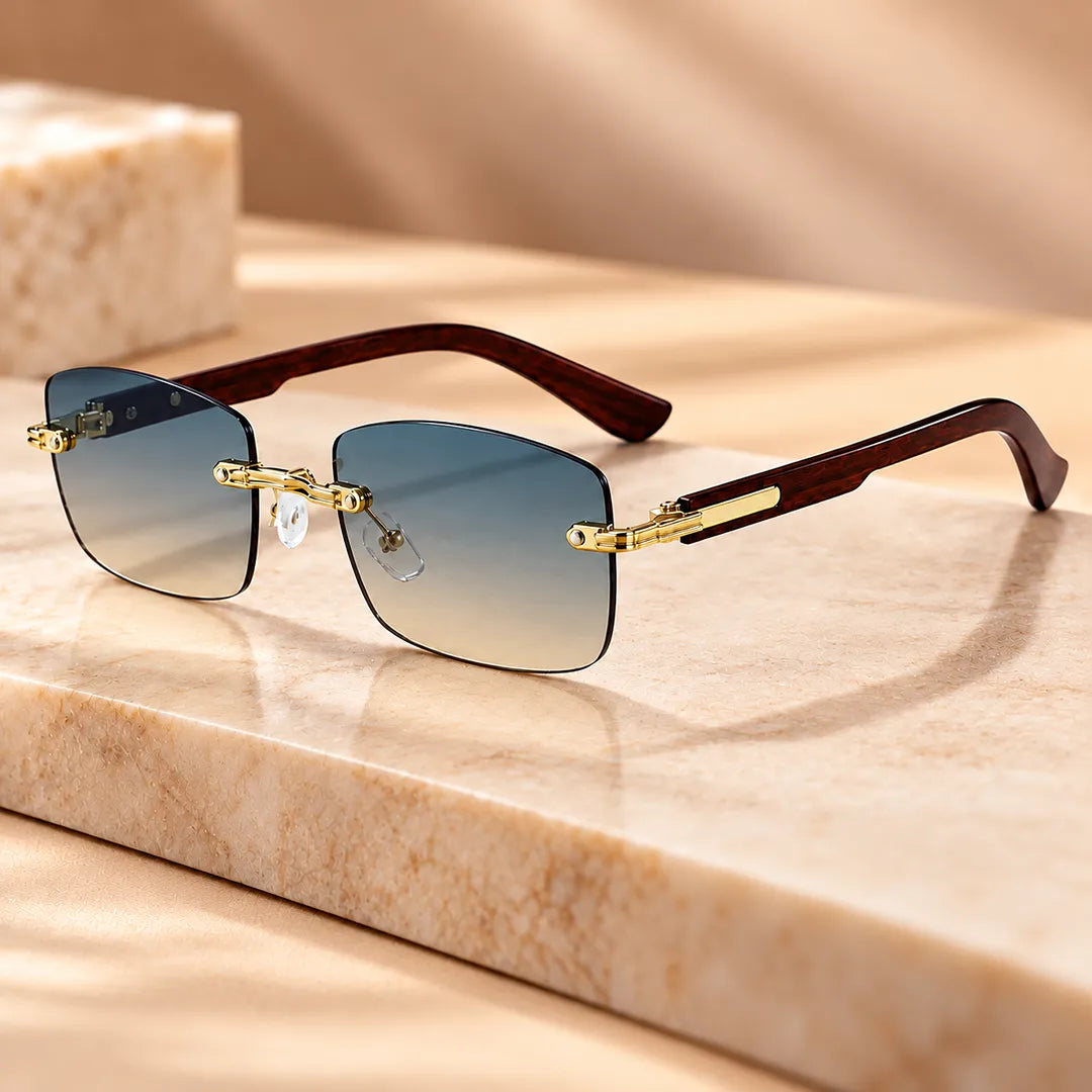Rimless Square Sunglasses