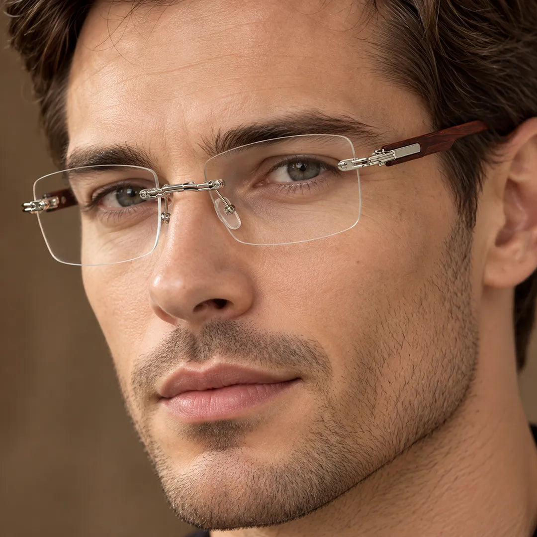 Rimless Square Sunglasses