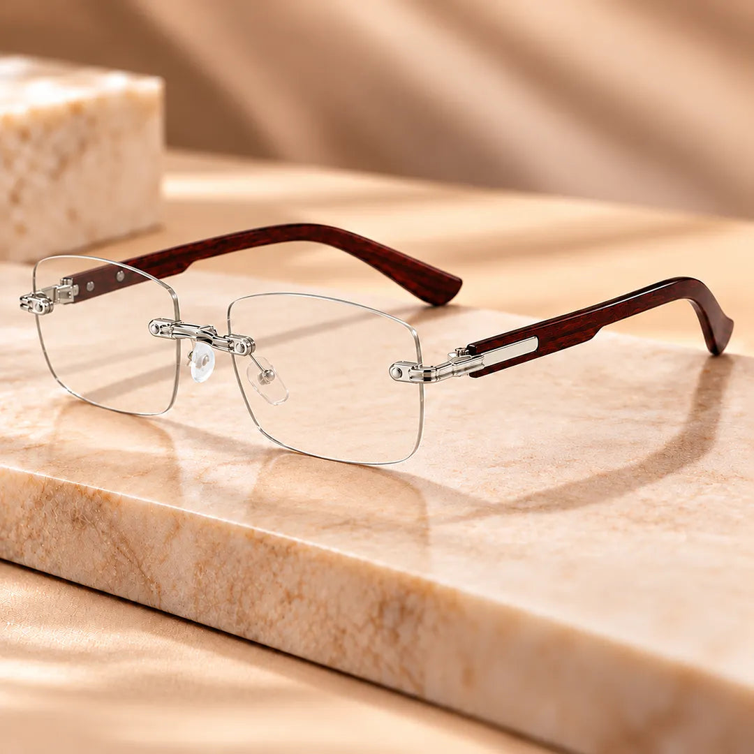 Rimless Square Sunglasses