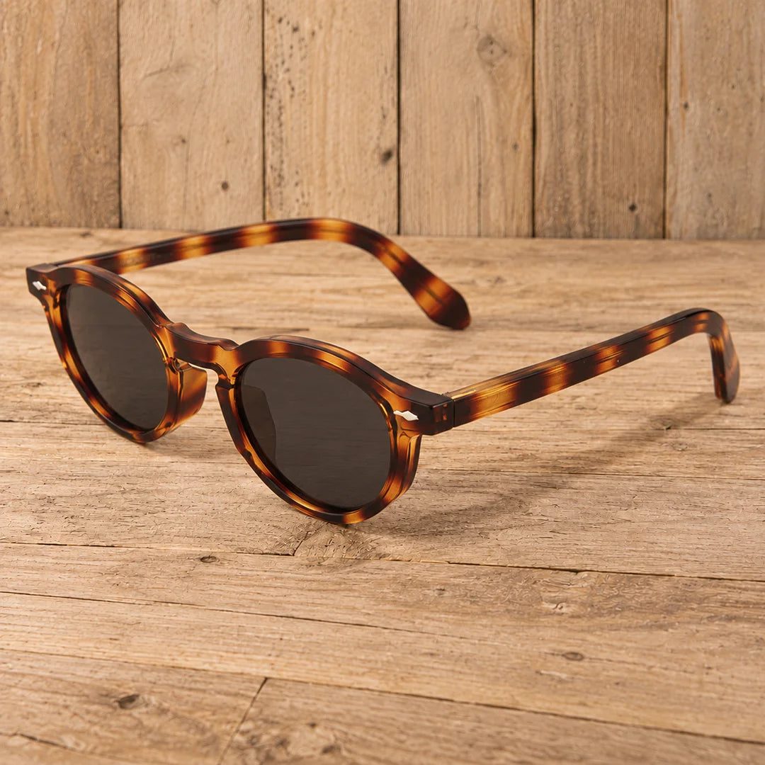 Rounded Retro Sunglasses