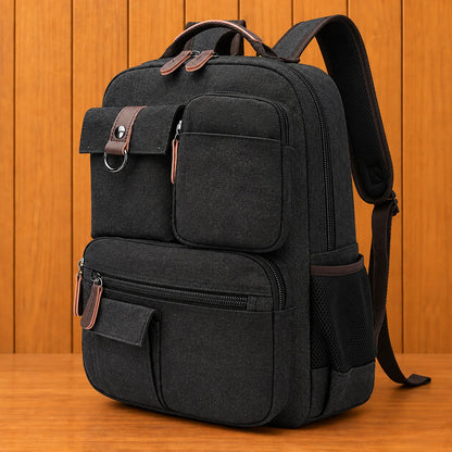 Rugged Canvas Utility Backpack