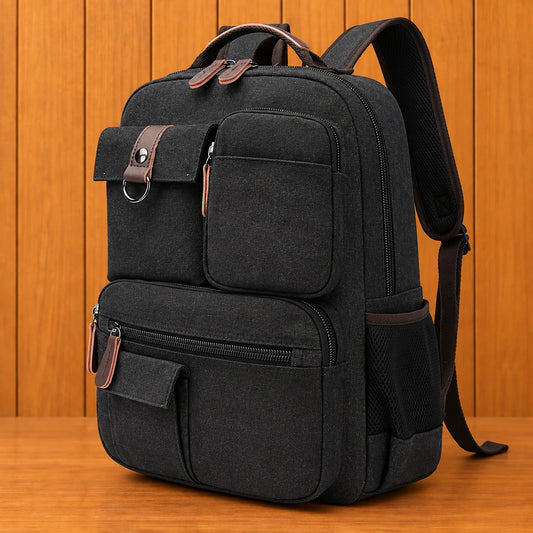 Rugged Canvas Utility Backpack