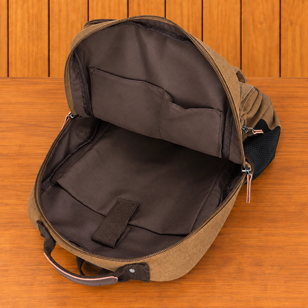 Rugged Canvas Utility Backpack