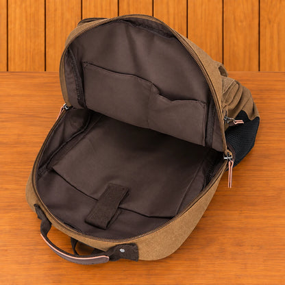Rugged Canvas Utility Backpack