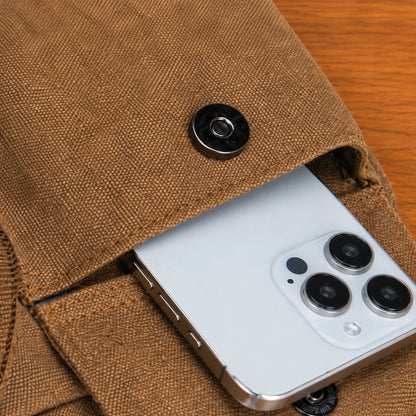 Rugged Canvas Utility Backpack