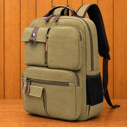 Rugged Canvas Utility Backpack