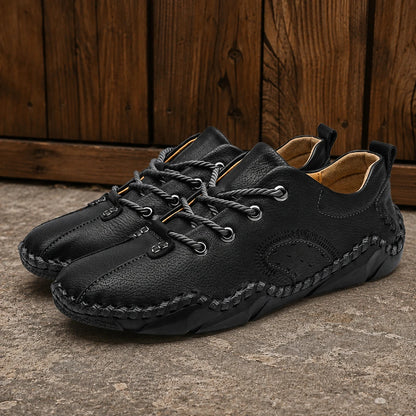 Rugged Casual Lace-Up Sneakers