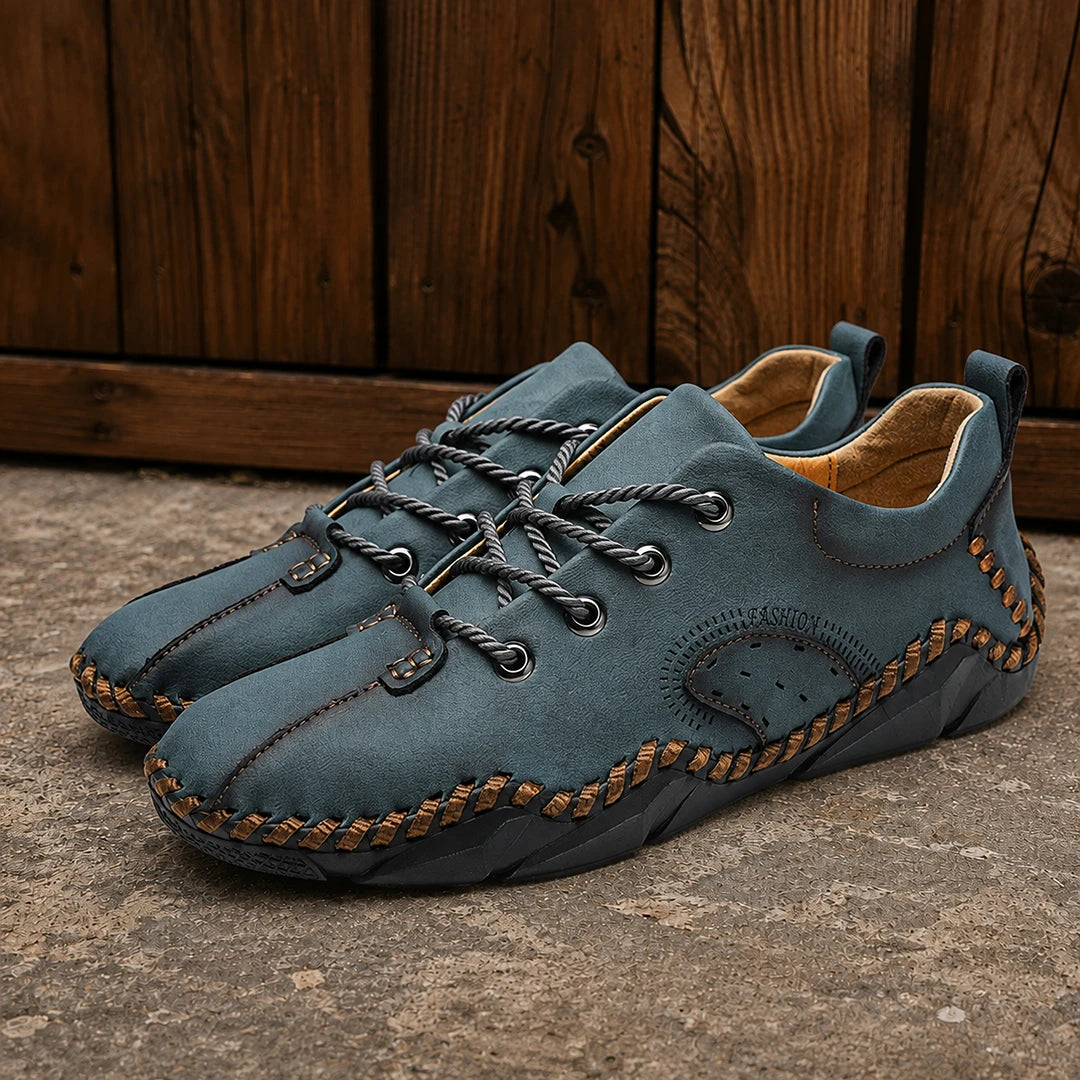 Rugged Casual Lace-Up Sneakers