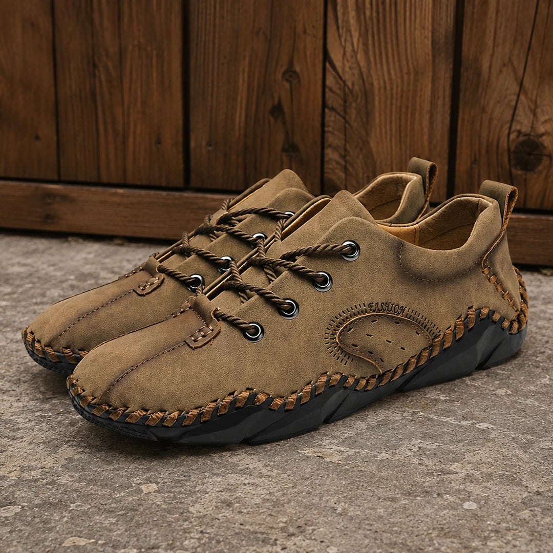 Rugged Casual Lace-Up Sneakers