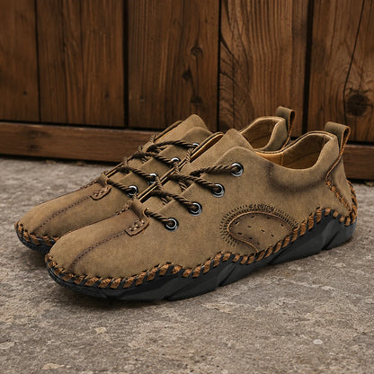 Rugged Casual Lace-Up Sneakers