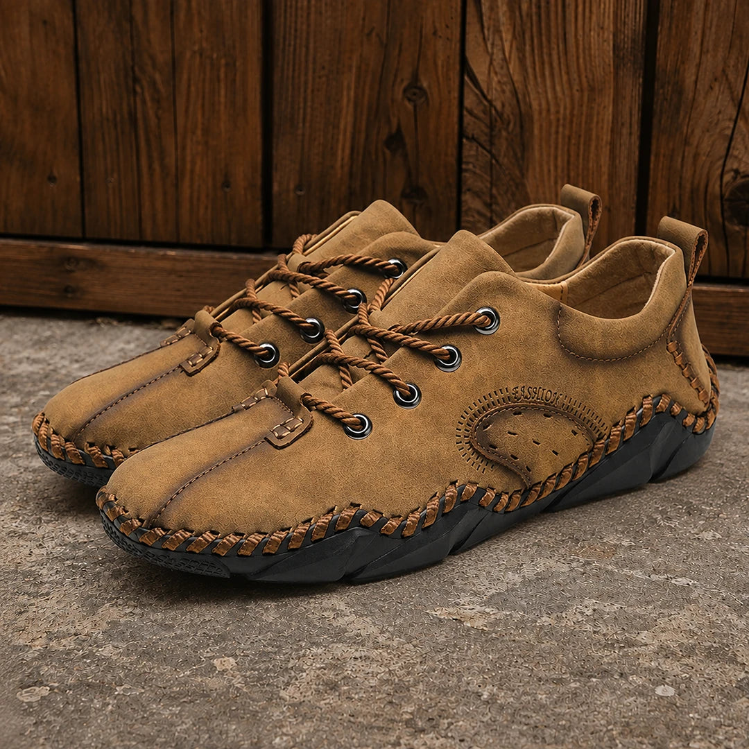 Rugged Casual Lace-Up Sneakers