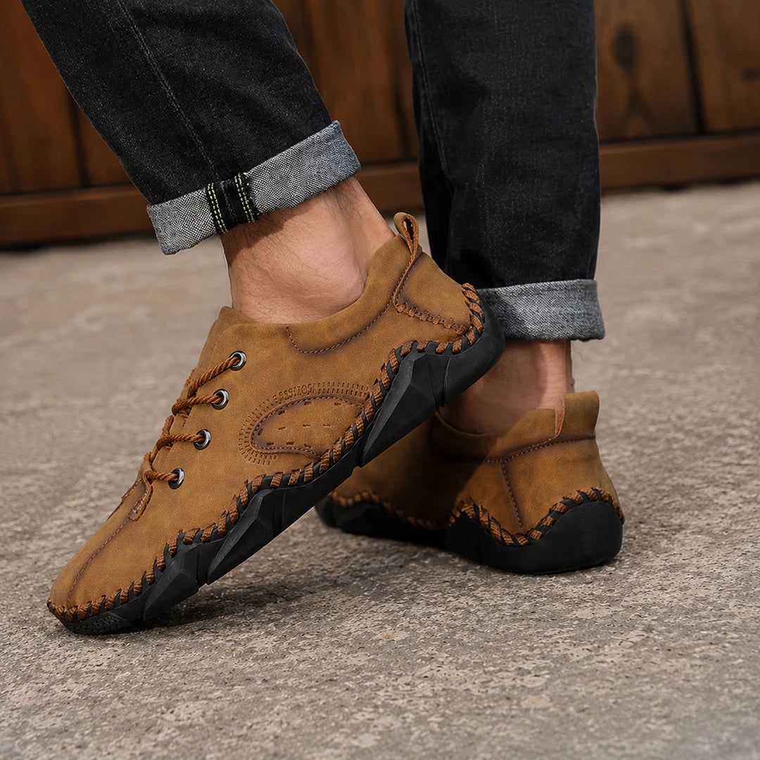 Rugged Casual Lace-Up Sneakers