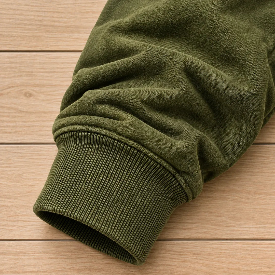 Rugged Lace-Up Front Hoodie