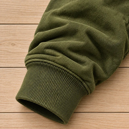 Rugged Lace-Up Front Hoodie