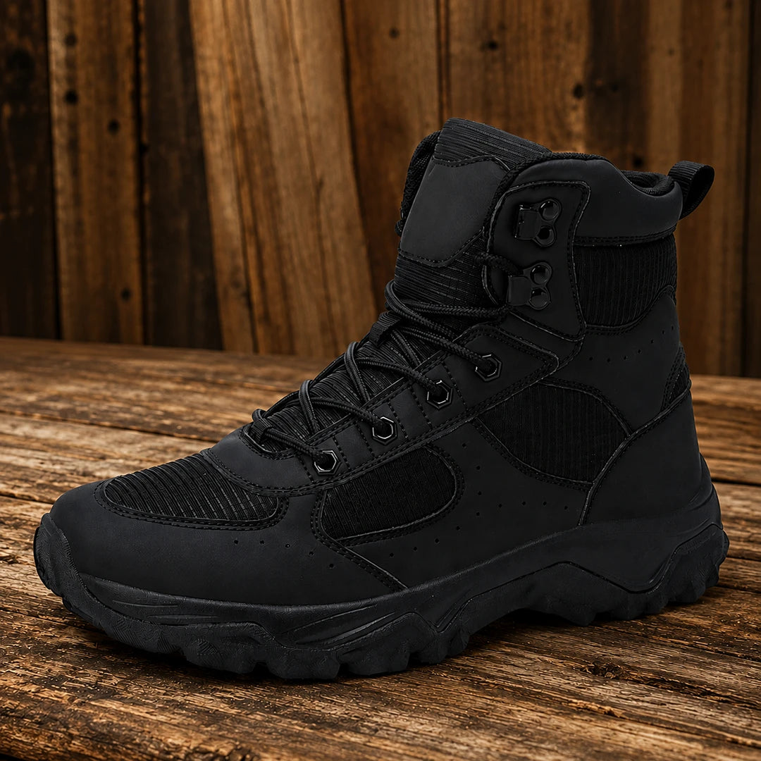 Rugged Panel Utility Boots